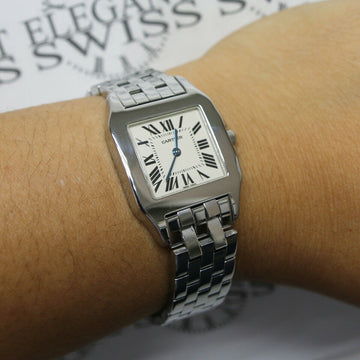 Cartier Santos Demoiselle Steel 26mm Watch W25065Z5 2701 Box Papers