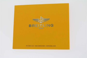 Breitling Super Avenger Vintage Rare Booklet Instruction Manual In English