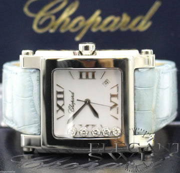 UNWORN Chopard Happy Sport Square XL Extra Large Watch, 28/8447-3001