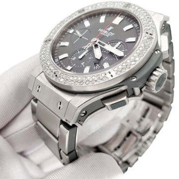 Hublot Big Bang Evolution 44MM Factory Earl Gray Diamond Dial Stainless Steel Watch 301.ST.5020.ST